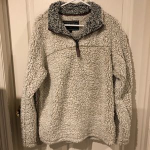 True grit Sherpa pullover